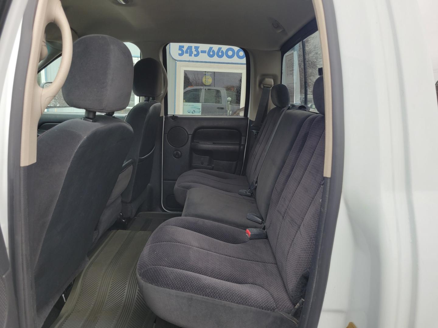 2005 White /Black Dodge Ram 3500 SLT (3D7LS38C85G) with an 5.9L I6 24V Cummins engine, 6 Speed Manual transmission, located at 450 N Russell, Missoula, MT, 59801, (406) 543-6600, 46.874496, -114.017433 - Photo#10